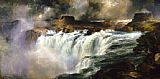 Thomas Moran Famous Paintings - Shoshone Falls on the Snake River